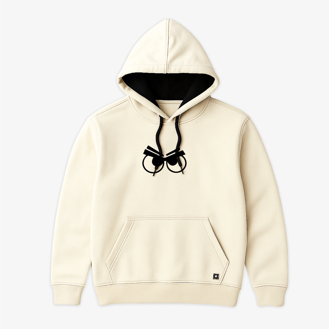 Don't Look Back - Printed Oversized Hoodie